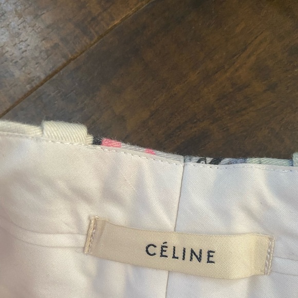 Celine Black Rose Garden Floral Chino Trousers - Picture 10 of 11